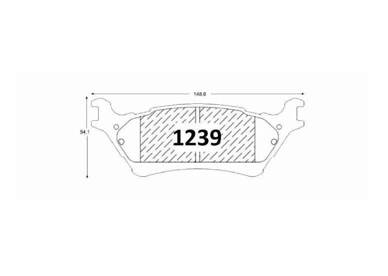 Pastilla de Freno Trasera Ford F-150 2012 en adelante