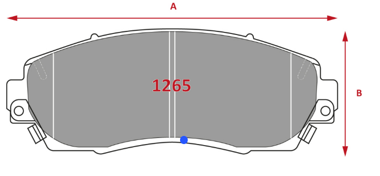 Pastilla de Freno DELANTERA Honda CR-V / Accord 2007-2009