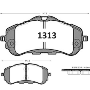 PASTILLA DE FRENO DELANTERA PEUGEOT 308 13-